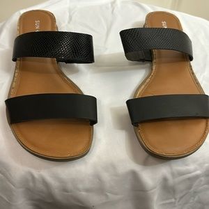 Black sandals